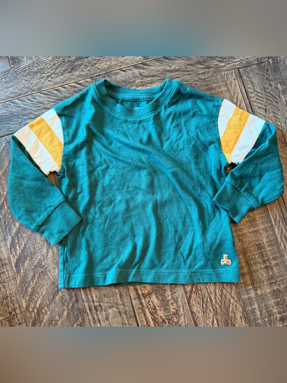 GAP collegiate style long sleeve tee, 2T